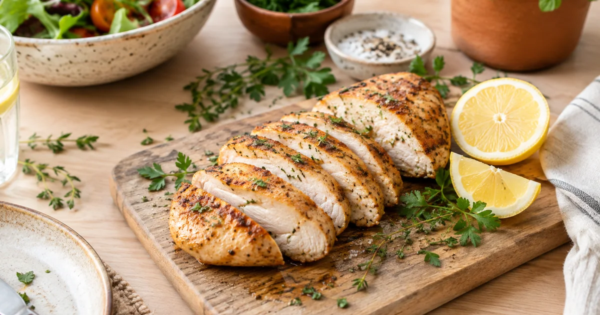 Blanc de poulet au air fryer : juteux en 15 minutes