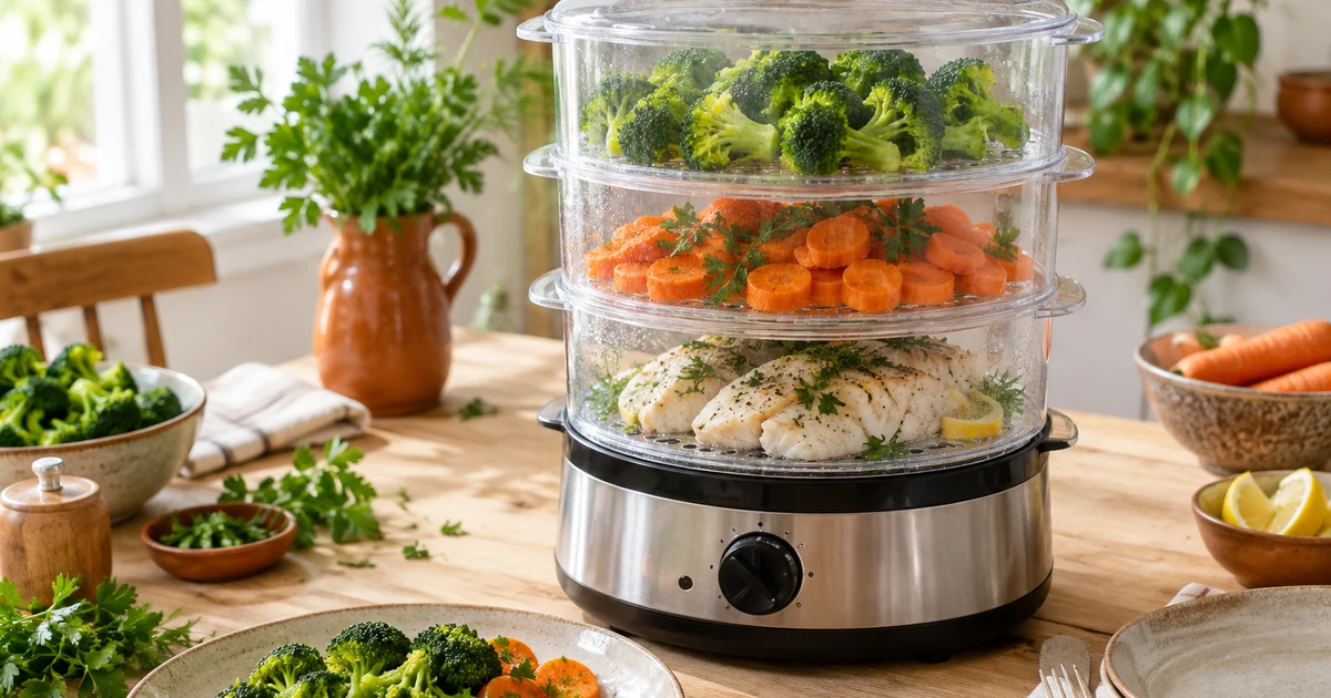 Cuiseur vapeur : lequel choisir pour cuisiner léger ?