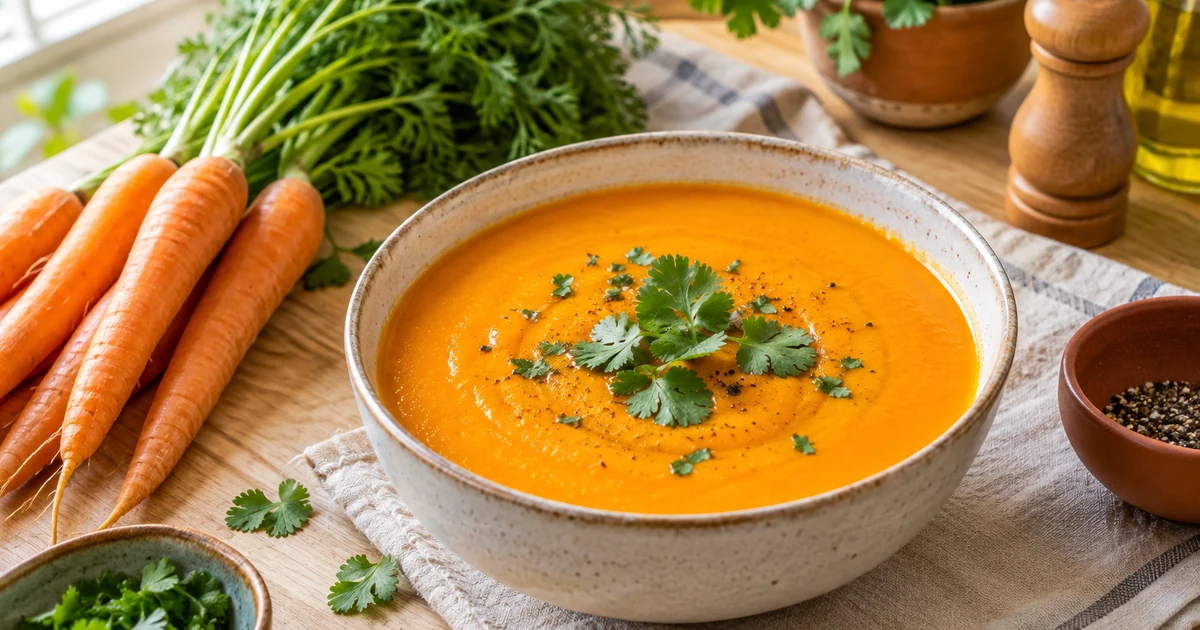 Velouté de carottes : la recette facile, légère et pas chère