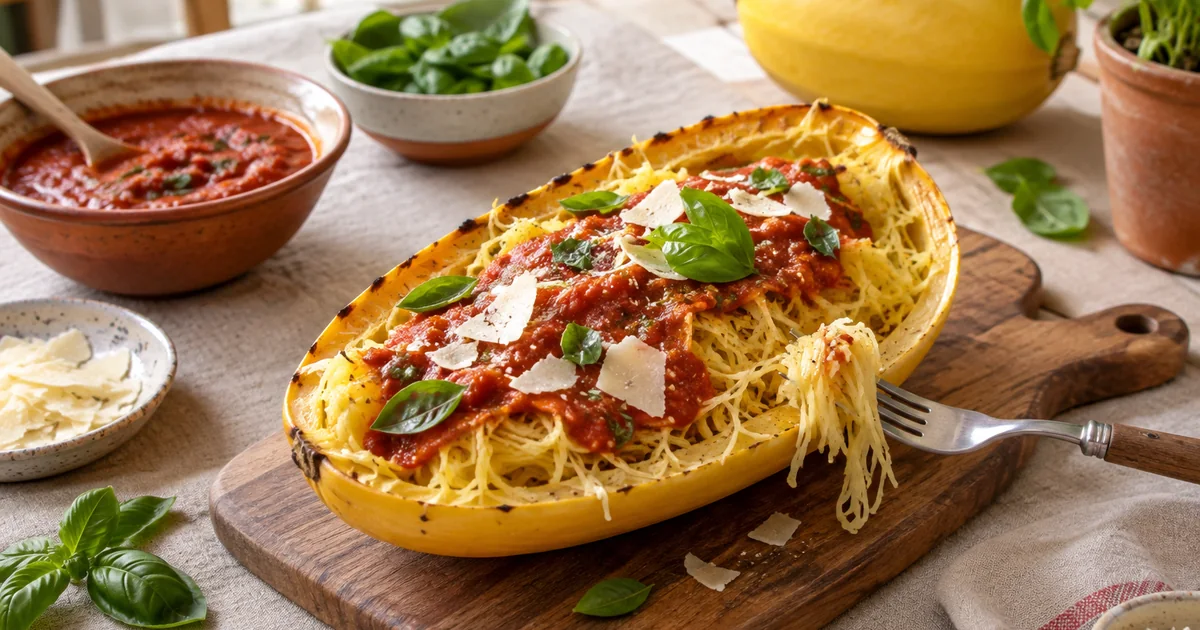 Courge spaghetti : la recette facile au four (et au air fryer)