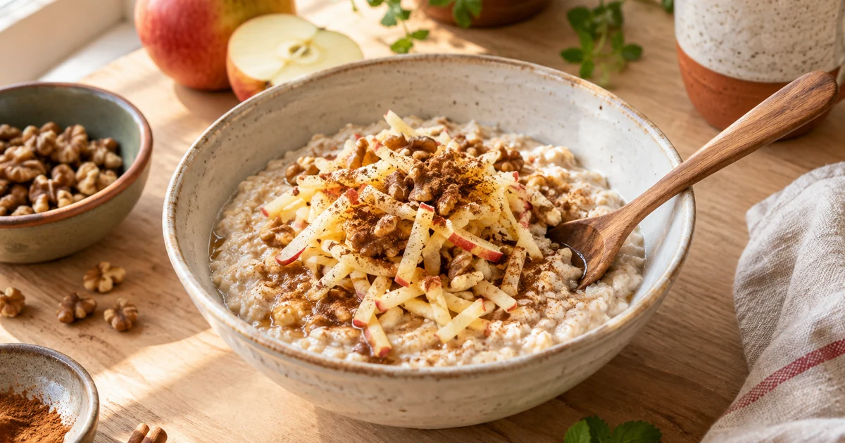 Porridge : la recette de base crémeuse (et 6 idées de toppings)