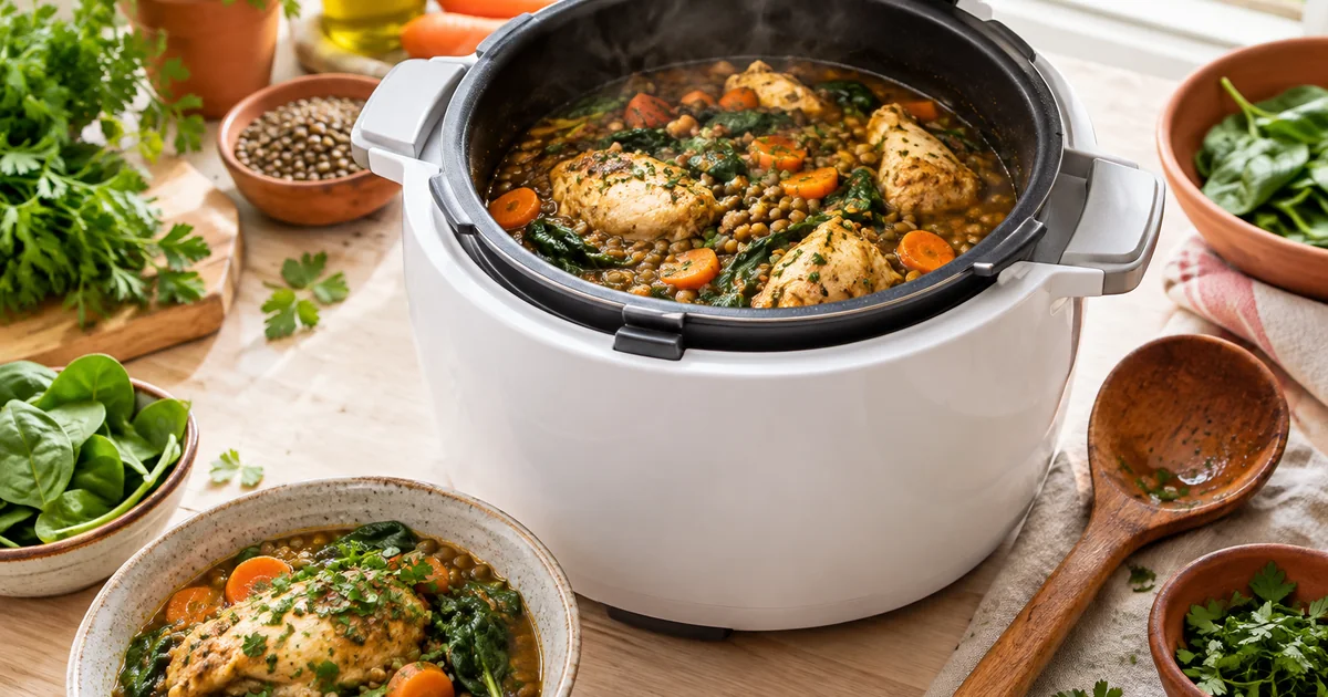 Recettes Cookeo légères : 10 idées faciles + notre poulet aux lentilles