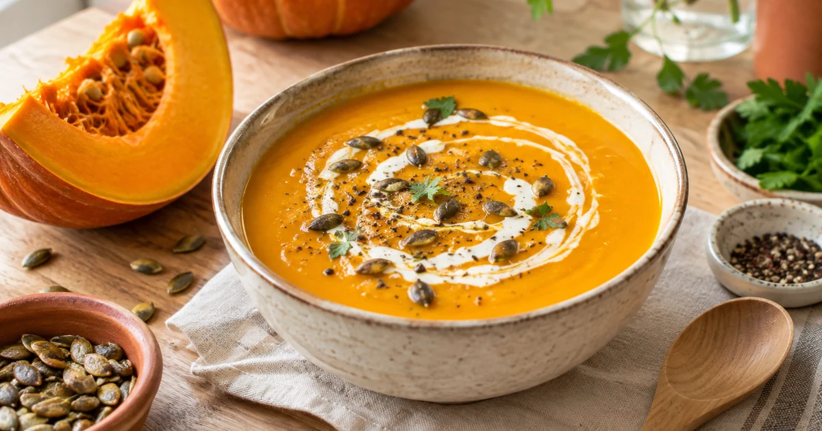 Soupe de potiron : la recette maison douce et onctueuse